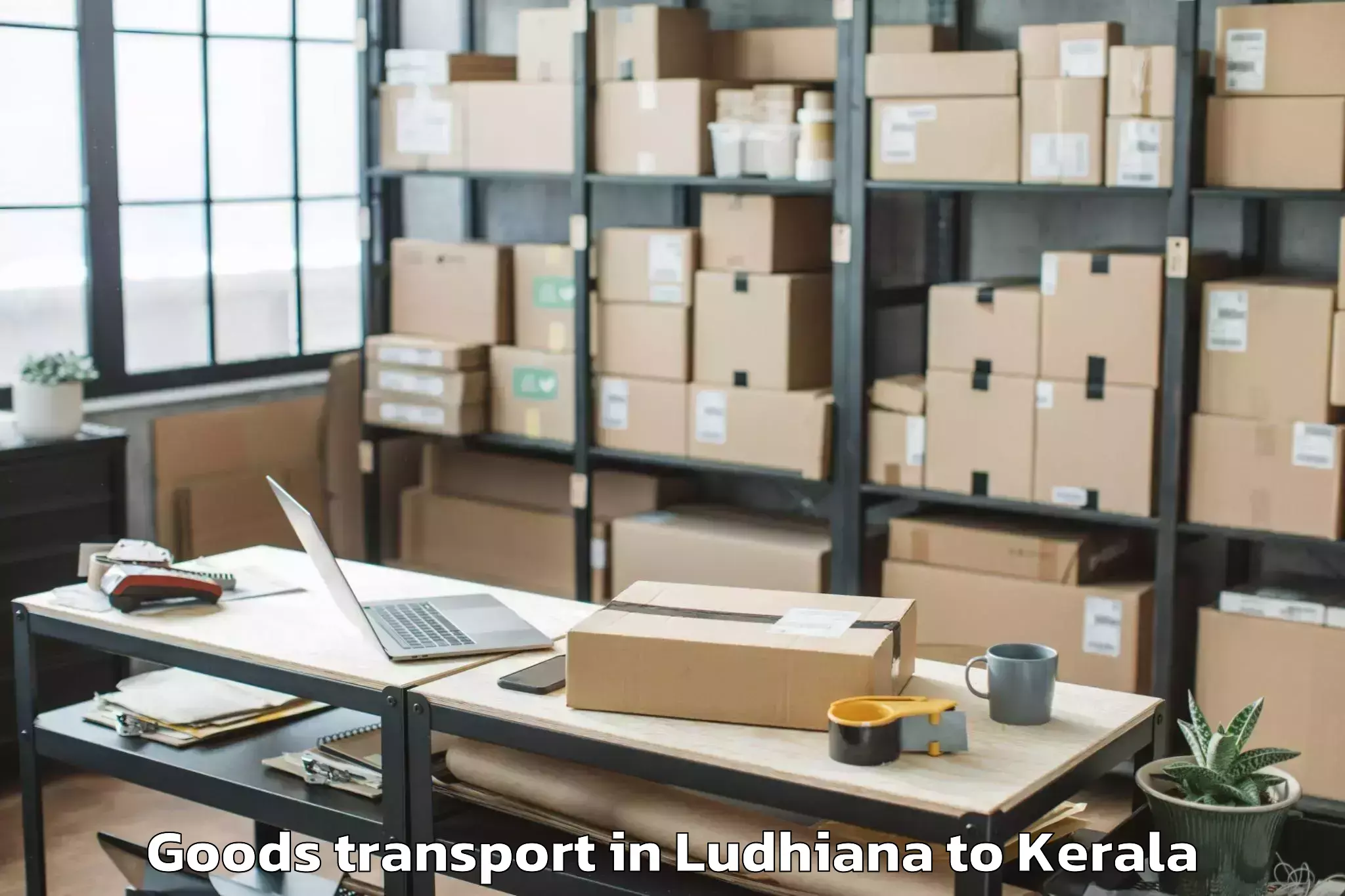 Book Ludhiana to Gold Souk Grande Mall Kochi Goods Transport